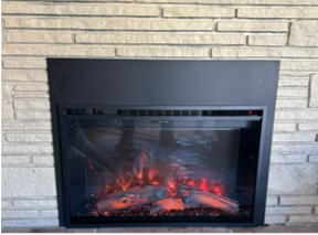 Converted Wood Burning Fireplace to Modern Flames RedstoneTraditional  Electric Fireplace Insert